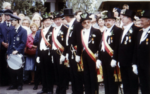 Hauptmann Otto Pahn, Oberleutnant Günter Zurheide, Leutnant Siegfried Sasse, Leutnant z.b.V. Hans-Georg Riehme, Leutnant z.b.V. Jürgen Reineke, Rottmeister Helmut Fahrenkamp und Rottmeister Willi Sander